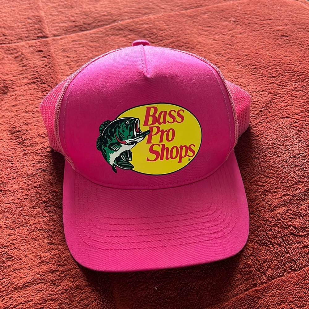 Bass pro shop hot pink hat